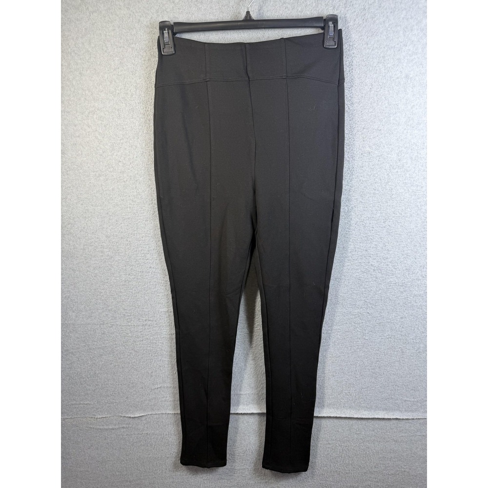 Blue Rain Leggings Womens Medium Black Ankle Knit Stretch Pull On Pants